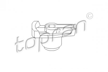 Бегунок распределителя зажигания TOPRAN / HANS PRIES 400669