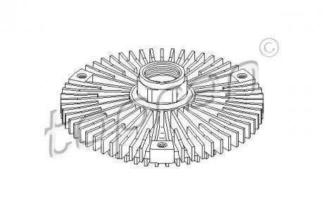 Вискомуфта вентилятора охлаждения TOPRAN / HANS PRIES 401185