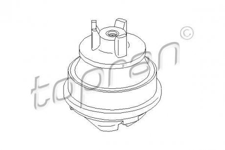 Подушка двигателя TOPRAN / HANS PRIES 401258 (фото 1)