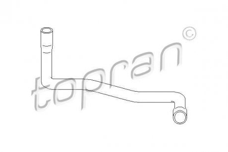 Патрубок системи охолодження TOPRAN / HANS PRIES 401 964 (фото 1)