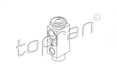 Розширювальний клапан, кондиціонер TOPRAN / HANS PRIES 407 785 (фото 1)