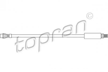 Шланг тормозной TOPRAN / HANS PRIES 500195
