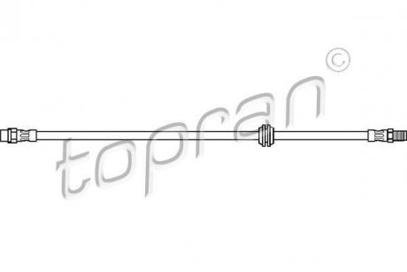 Шланг тормозной TOPRAN / HANS PRIES 500201