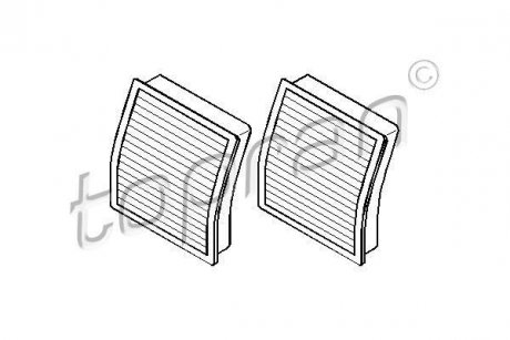 Фільтр повітря (салону) TOPRAN / HANS PRIES 500646 (фото 1)