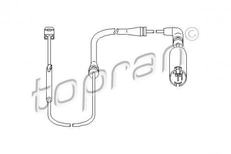 Датчик, износ тормозных колодок TOPRAN / HANS PRIES 500 659