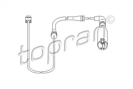 Датчик зносу гальмівних колодок TOPRAN / HANS PRIES 500668