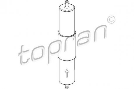 Фильтр топлива TOPRAN / HANS PRIES 500739 (фото 1)