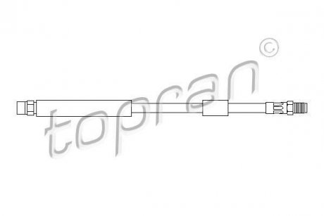 Тормозной шланг TOPRAN / HANS PRIES 500754 (фото 1)