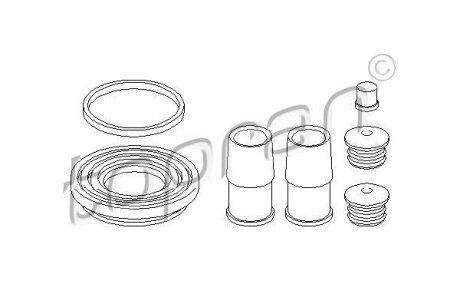Фото 1 - ремкомплект супорта гальмівного TOPRAN / HANS PRIES 500955 Ремкомплект супорта гальмівного TOPRAN / HANS PRIES 500955 (фото 1)