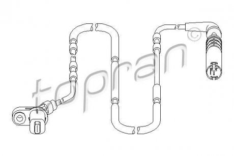 Датчик частоты вращения колеса TOPRAN / HANS PRIES 500980