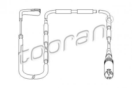 Датчик зносу гальмівних колодок TOPRAN / HANS PRIES 500 997