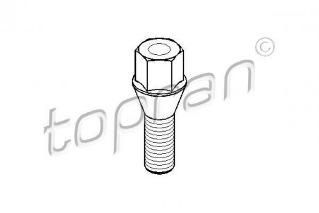 Болт для кріплення колеса TOPRAN / HANS PRIES 501 536 (фото 1)
