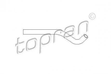Гидравлический шланг, рулевое управление TOPRAN / HANS PRIES 501556 (фото 1)