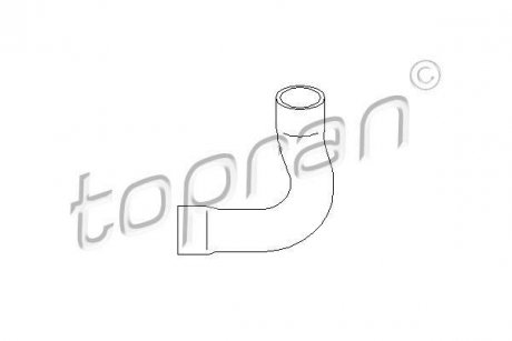 Шланг радиатора TOPRAN / HANS PRIES 501570 (фото 1)