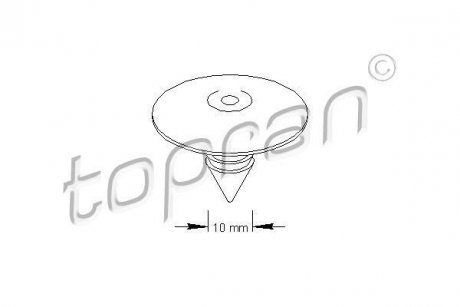 Пружинний затискач TOPRAN / HANS PRIES 700581 (фото 1)