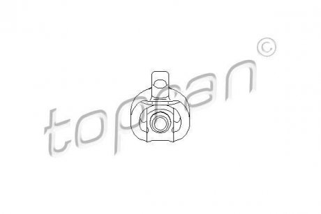 Кронштейн, глушник TOPRAN / HANS PRIES 700618 (фото 1)