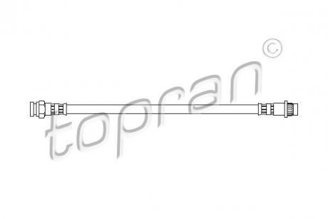 Шланг тормозной TOPRAN / HANS PRIES 720916 (фото 1)