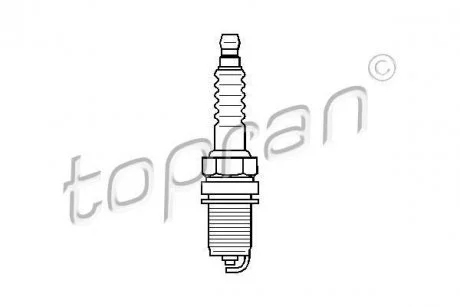 Свічка запалювання CITROEN AX, BERLINGO, BX, C15, C2, C2 ENTERPRISE, C3 I, C3 II, C3 PLURIEL, EVASION, JUMPER I, JUMPER II, NEMO, SAXO, XANTIA, XM, XSARA, XSARA PICASSO, ZX 1.0-3.3 10.82- TOPRAN / HANS PRIES 721022