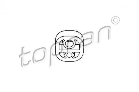 Элемент выпускной системы TOPRAN / HANS PRIES 721945 (фото 1)