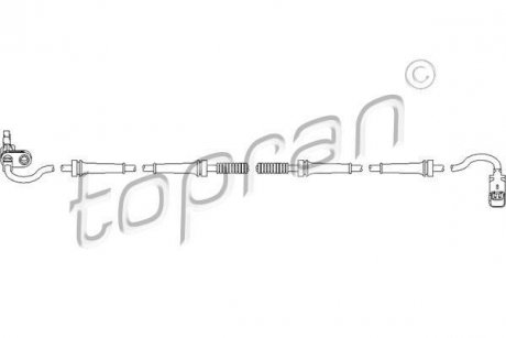 Датчик частоты вращения колеса TOPRAN / HANS PRIES 722099 (фото 1)