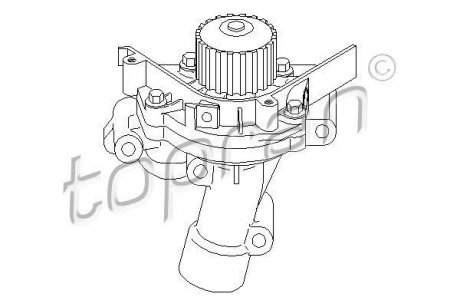 Насос води TOPRAN / HANS PRIES 722284