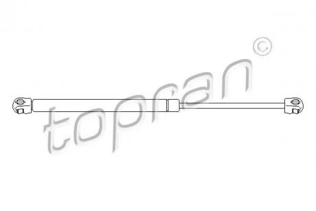 Газовая пружина, крышка багажник TOPRAN / HANS PRIES 722 579