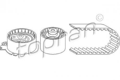 Ременный комплект TOPRAN / HANS PRIES 722797