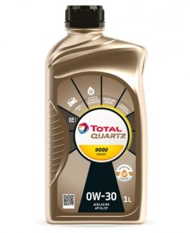 Моторное масло Quartz 9000 Energy 0W-30 синтетическое 1 л TOTAL 166249