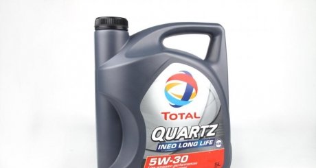 Моторна олія Quartz Ineo Long Life 5W-30 синтетична 5 л TOTAL 181712