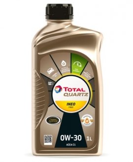 Моторна олія Quartz Ineo First 0W-30 синтетична 1 л TOTAL 183103