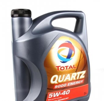 Масло двигателя Quartz Energy 9000 5W-40 5L TOTAL 213697