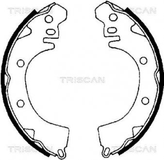 Комплект тормозных колодок TRISCAN 810042422