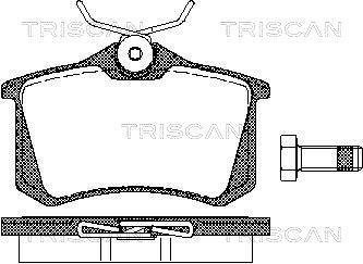 Колодки тормозные дисковые TRISCAN 8110 10864 (фото 1)