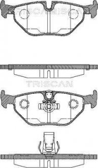 Колодки тормозные дисковые TRISCAN 8110 11003