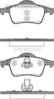 Колодки тормозные дисковые TRISCAN 8110 27004