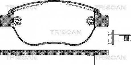 Колодки тормозные дисковые TRISCAN 8110 28022 (фото 1)