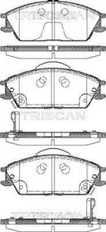Колодки тормозные дисковые TRISCAN 8110 43023