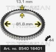 Зубчастий диск імпульсного датчика TRISCAN 854016401 (фото 1)