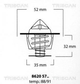 Термостат TRISCAN 8620 5791 (фото 1)