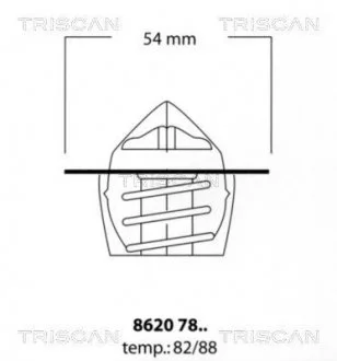 Термостат TRISCAN 8620 7888