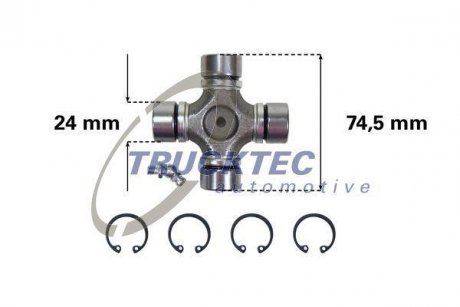 Автозапчастина TRUCKTEC 0234053