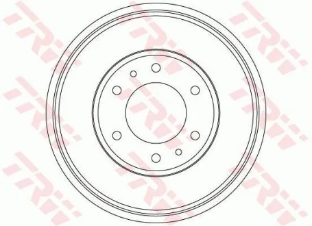 Гальмівний барабан задн MITSUBISHI L200 / TRITON, PAJERO SPORT II 2.5D/3.2D 11.05- TRW DB4423