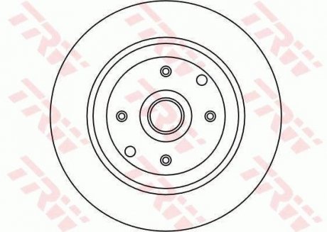 Диск гальмівний TRW DF1621