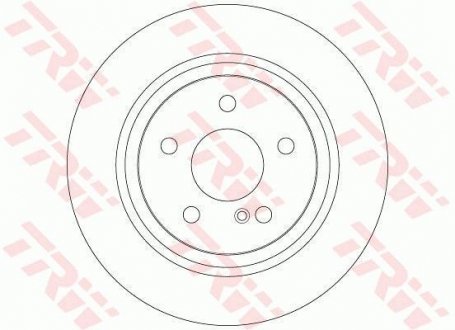 TARCZA HAMULC. MERCEDES R230 SL-KLASA 03-11 TY TRW DF6277