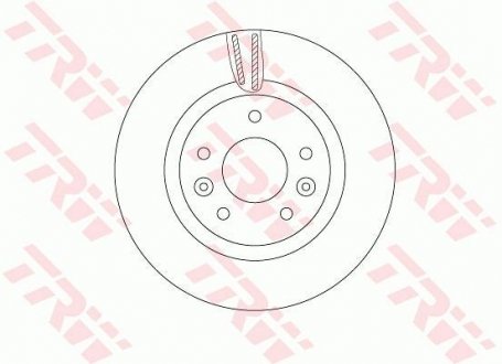 Тормозной диск TRW DF6786