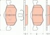 Комплект тормозных колодок, дисковый тормоз GDB1753