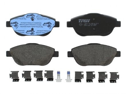 Комплект тормозных колодок, дисковый тормоз TRW GDB1926 (фото 1)
