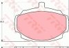 Комплект тормозных колодок, дисковый тормоз TRW GDB331 (фото 1)