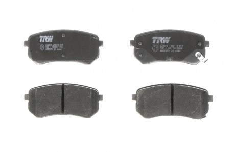 Комплект тормозных колодок, дисковый тормоз TRW GDB3370 (фото 1)