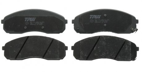 Комплект тормозных колодок, дисковый тормоз TRW GDB3433